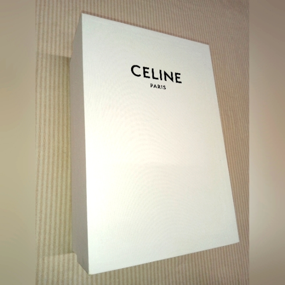 Celine white empty shoebox